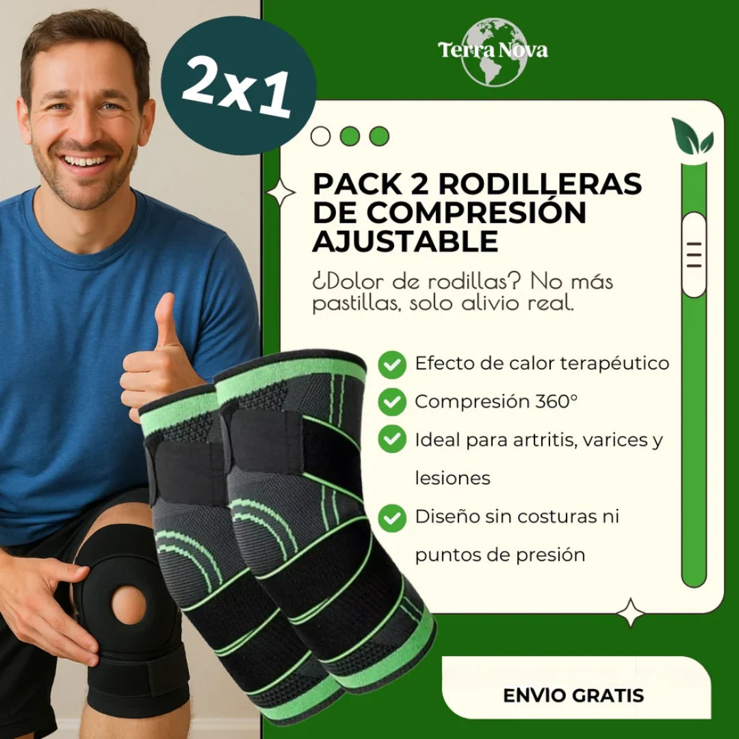 "2 x 1" RODILLERA  AJUSTE DOBLE - ¡PRECIO OFERTA HASTA AGOTAR STOCK!
