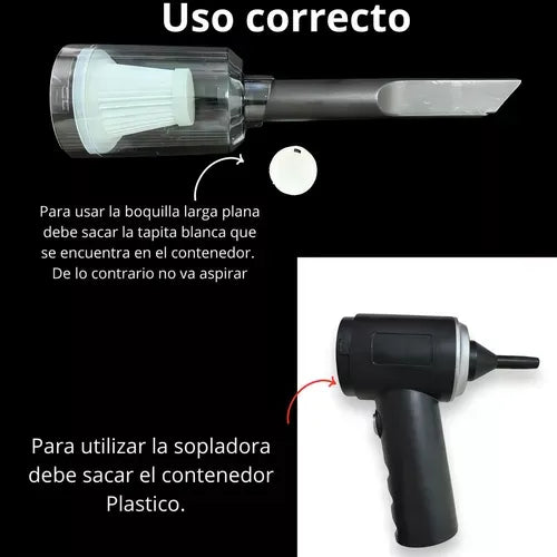 ‼️OFERTA EXCLUSIVA‼️NOVEDOSA MINI ASPIRADORA PORTATIL  3 En 1