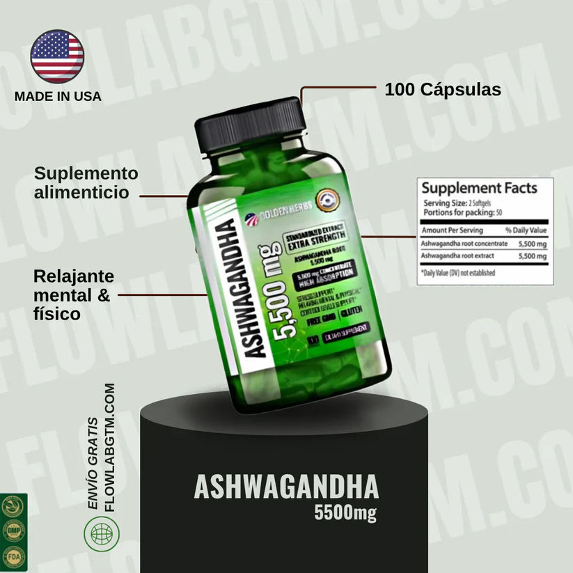 SUPLEMENTO ASHWAGANDHA CAPSULAS