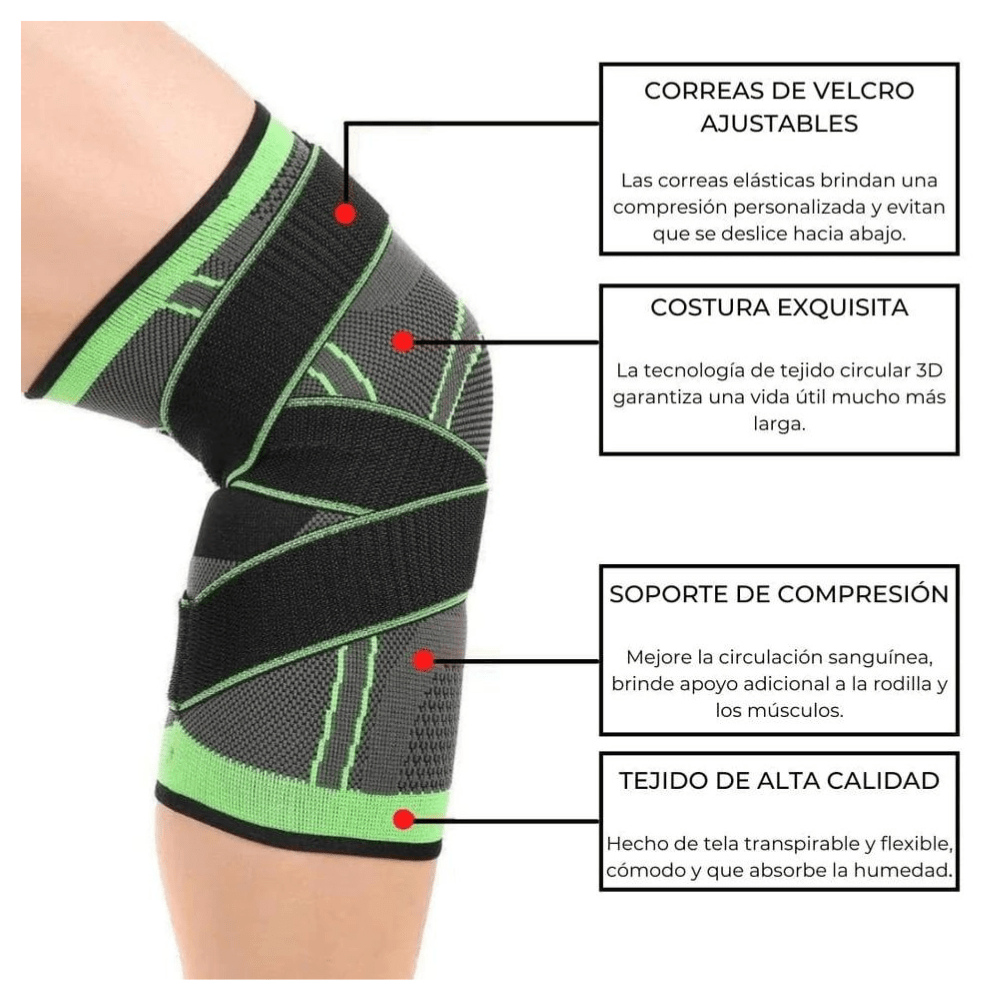 "2 x 1" RODILLERA  AJUSTE DOBLE - ¡PRECIO OFERTA HASTA AGOTAR STOCK!
